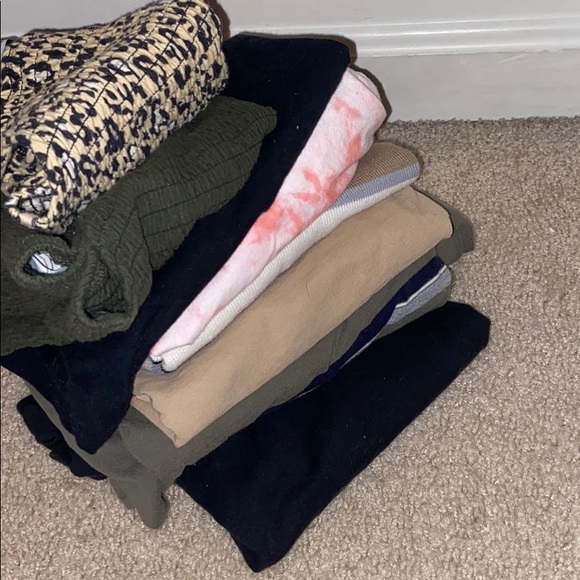 bundle of shirts